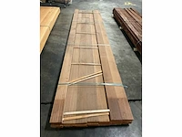 Bangkirai vlonderdelen antislip 25x140 mm (23x) - afbeelding 5 van  6