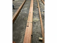 Bangkirai vlonderdelen antislip 25x145 mm (6x) - afbeelding 5 van  6