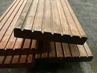 Bangkirai vlonderdelen antislip 25x145 mm (6x) - afbeelding 6 van  6