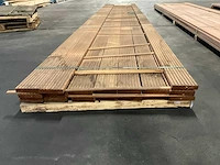 Bangkirai vlonderdelen antislip 28x145 mm (17x) - afbeelding 2 van  6