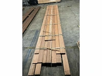 Bangkirai vlonderdelen antislip 28x145 mm (17x) - afbeelding 5 van  6