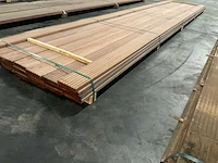 Bangkirai vlonderdelen antislip 28x145 mm (23x) - afbeelding 3 van  6