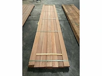 Bangkirai vlonderdelen antislip 28x145 mm (23x) - afbeelding 5 van  6