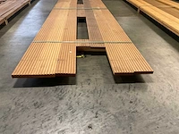 Bangkirai vlonderplank met antislip 28x145 mm (6x) - afbeelding 4 van  6