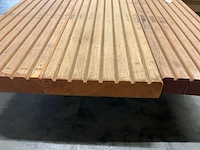 Bangkirai vlonderplank met antislip 28x145 mm (6x) - afbeelding 6 van  6