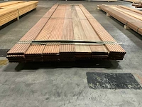 Bangkirai vlonderplanken antislip 21x145 mm (23x) - afbeelding 2 van  6