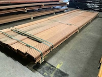 Bangkirai vlonderplanken antislip 21x145 mm (23x) - afbeelding 3 van  6