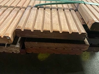 Bangkirai vlonderplanken antislip 21x145 mm (23x) - afbeelding 6 van  6