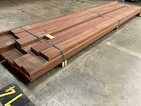Bangkirai vlonderplanken met antislip 45x140 mm (19x) - afbeelding 3 van  6
