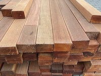 Bangkirai yellow balau hardhout balk (2450-2750x68x45mm) (74x) - afbeelding 5 van  5