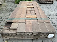 Bangkirai yellow balau hardhout vlonderplank (2400-2700x145x21mm) (55x) - afbeelding 4 van  4