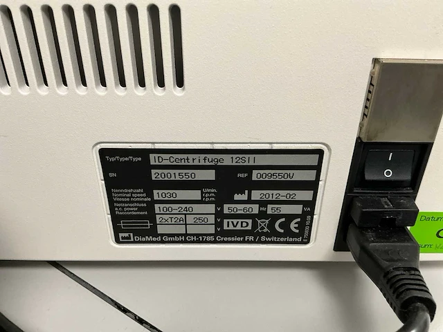Banjo 12 s ii id centrifuge en id reader - afbeelding 5 van  6