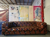 Bank chesterfield, hauxley, bruin - afbeelding 1 van  3