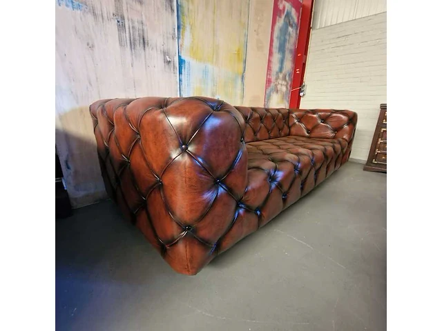 Bank chesterfield, hauxley, bruin - afbeelding 3 van  3