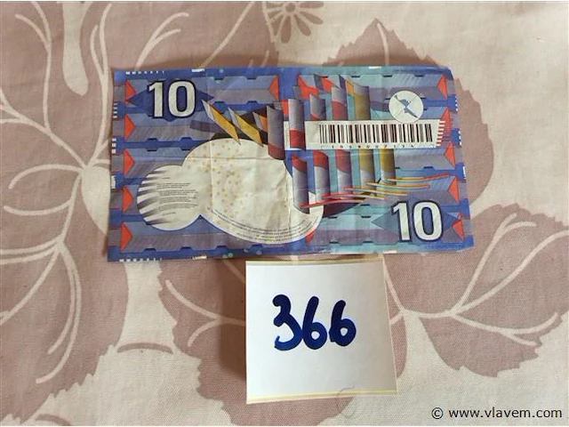 Bankbiljet 10 gulden - afbeelding 1 van  2