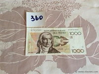 Bankbiljet 1000 bfr - afbeelding 1 van  2
