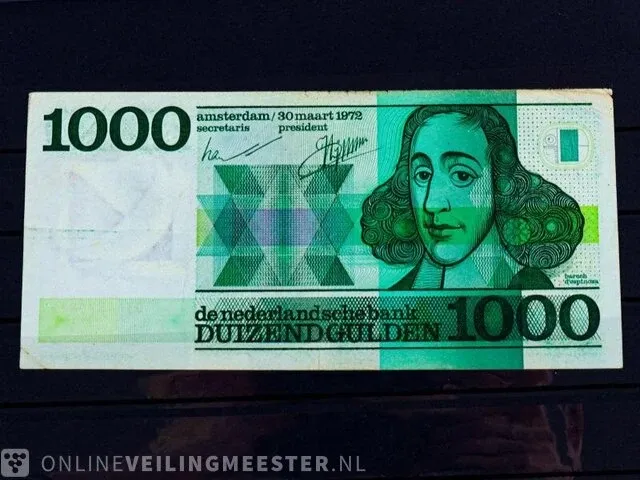 Bankbiljet 1.000 gulden nederland 1972 - afbeelding 1 van  2