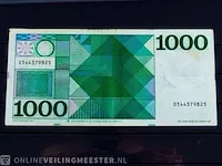 Bankbiljet 1.000 gulden nederland 1972 - afbeelding 2 van  2