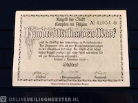 Bankbiljet 100.000.000.000 mark deutsche reich , 1923 - afbeelding 1 van  3