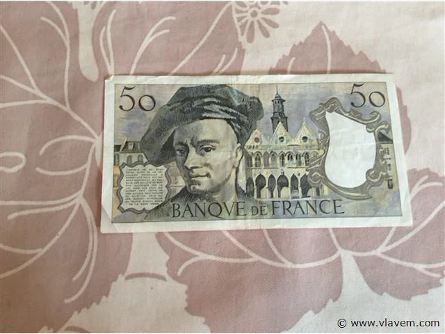 Bankbiljet 50 ffr - afbeelding 1 van  2