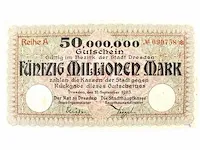 Bankbiljet 50.000.000 mark deutsche reich 1923