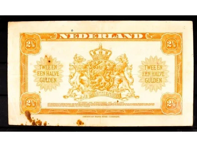 Bankbiljet nederland 1943 - afbeelding 2 van  2