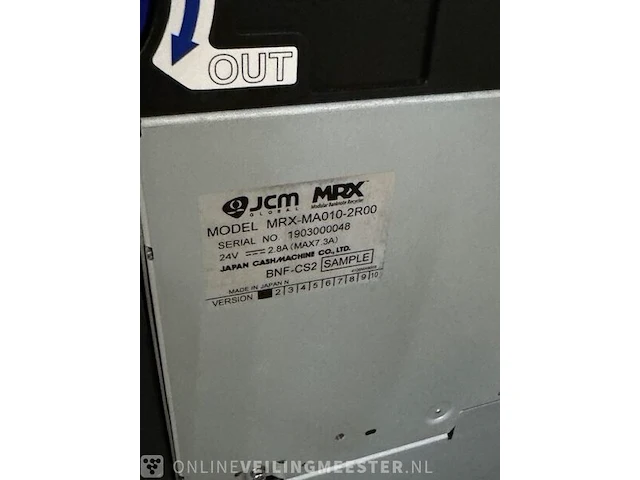Bankbiljet recycler jcm global, bnf-cs2 - afbeelding 4 van  10