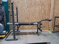 Bankdrukset / weight bench set - afbeelding 1 van  3