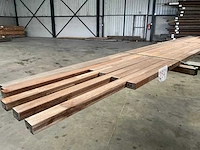 Bankirai hardhouten balk gevingerlast 290-390x6x4cm (11x) - afbeelding 1 van  7