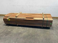 Bankirai hardhouten regel gelamineerd 290x6x4 cm (35x) - afbeelding 1 van  7