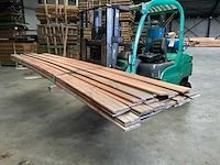 Bankirai hardhouten tuinplank 385x14x1,5 cm (36x) - afbeelding 1 van  7