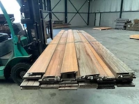 Bankirai hardhouten tuinplank 385x14x1,5 cm (36x) - afbeelding 5 van  7