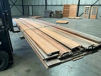 Bankirai hardhouten tuinplank 385x14x1,5 cm (36x) - afbeelding 6 van  7