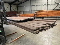 Bankirai hardhouten vlonderplank 270-460x14,5x2,8 cm (31x) - afbeelding 5 van  6