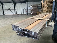 Bankirai hardhouten vlonderplank 427x19x2,8 cm (34x) - afbeelding 1 van  7
