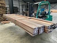Bankirai hardhouten vlonderplank 427x19x2,8 cm (34x) - afbeelding 2 van  7