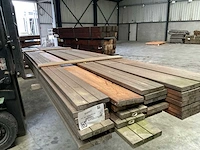 Bankirai hardhouten vlonderplank 427x19x2,8 cm (34x) - afbeelding 5 van  7