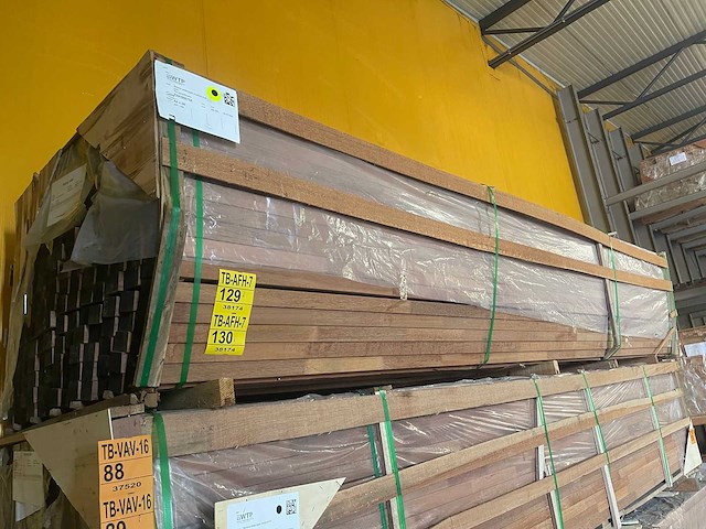 Bankirai regels 4000x68x44mm (112x) - afbeelding 4 van  4