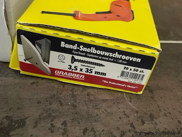 Bansnelbouwschroeven 3.9x45 mm - afbeelding 4 van  4