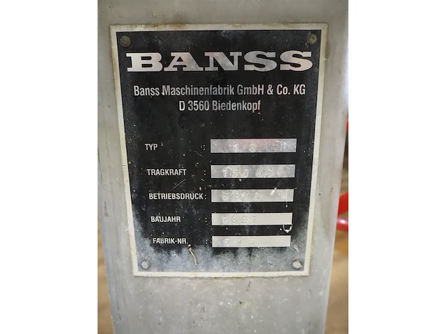 Banss maschinenfabrik gmbh & co. kg - afbeelding 14 van  22