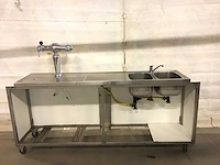 Bar met dubbele kraan en dubbele spoelbak - afbeelding 4 van  6