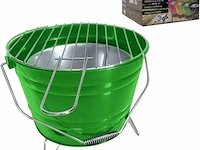 Barbecue emmer groen 27 cm- - afbeelding 1 van  6