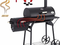 Barbecue-grillwagen voor grillen en roken ultranatura - afbeelding 1 van  5