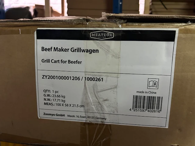 Barbecue trolley meateor - afbeelding 2 van  2