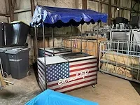 Barbecuewagen met gas bakplaat - afbeelding 2 van  7