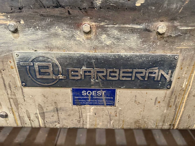 Barberan automatische rollenbaan 300x150cm v.v. besturingskast - afbeelding 3 van  8