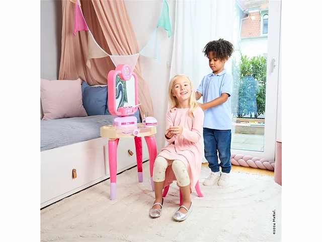 Barbie beauty center happy vibes compleet met veel accessoires en licht - afbeelding 2 van  4
