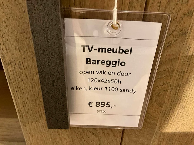 Bareggio eiken tv meubel - afbeelding 6 van  6