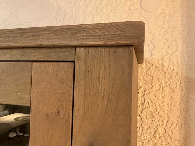 Bareggio eiken vitrinekast - afbeelding 5 van  8