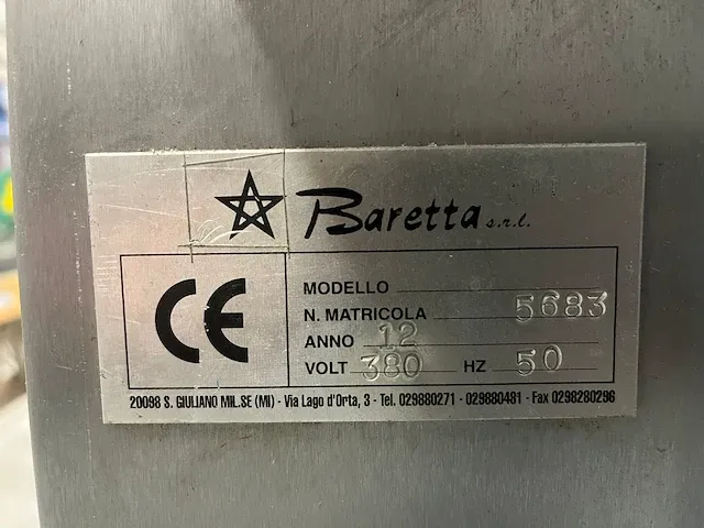 Baretta verticale glas was- en reinigingsmachine - afbeelding 8 van  16